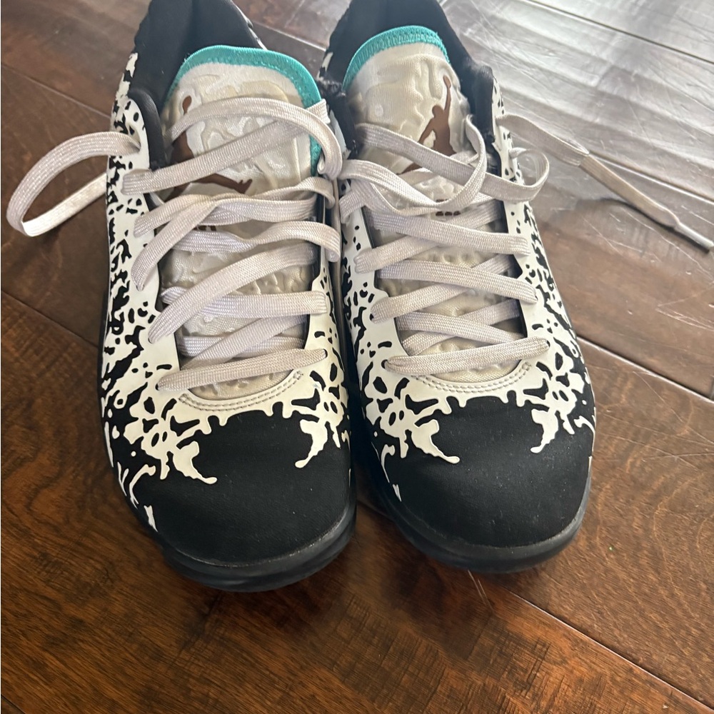 Jordan Black and White Kids Sneakers
